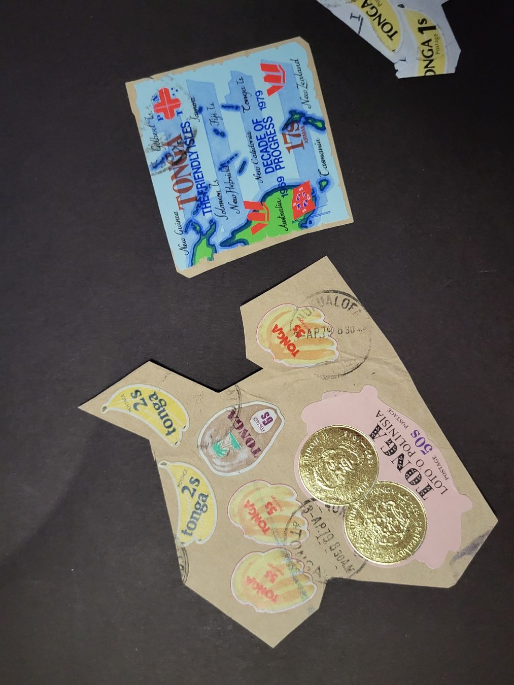 Tous les timbres: Briefmarken aus dem Inselstaat Tonga – D'occasion à stäfa par brandy66 1