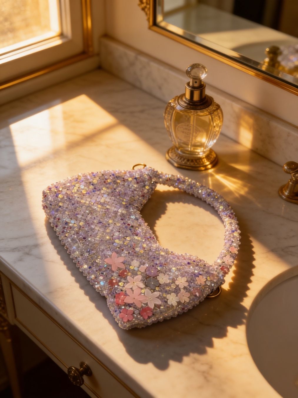 Borse da donna: Strass Handtasche aus Kristallperlen Event – Nuovo e nell'imballaggio originale da canobbio venduto da barbarb 6