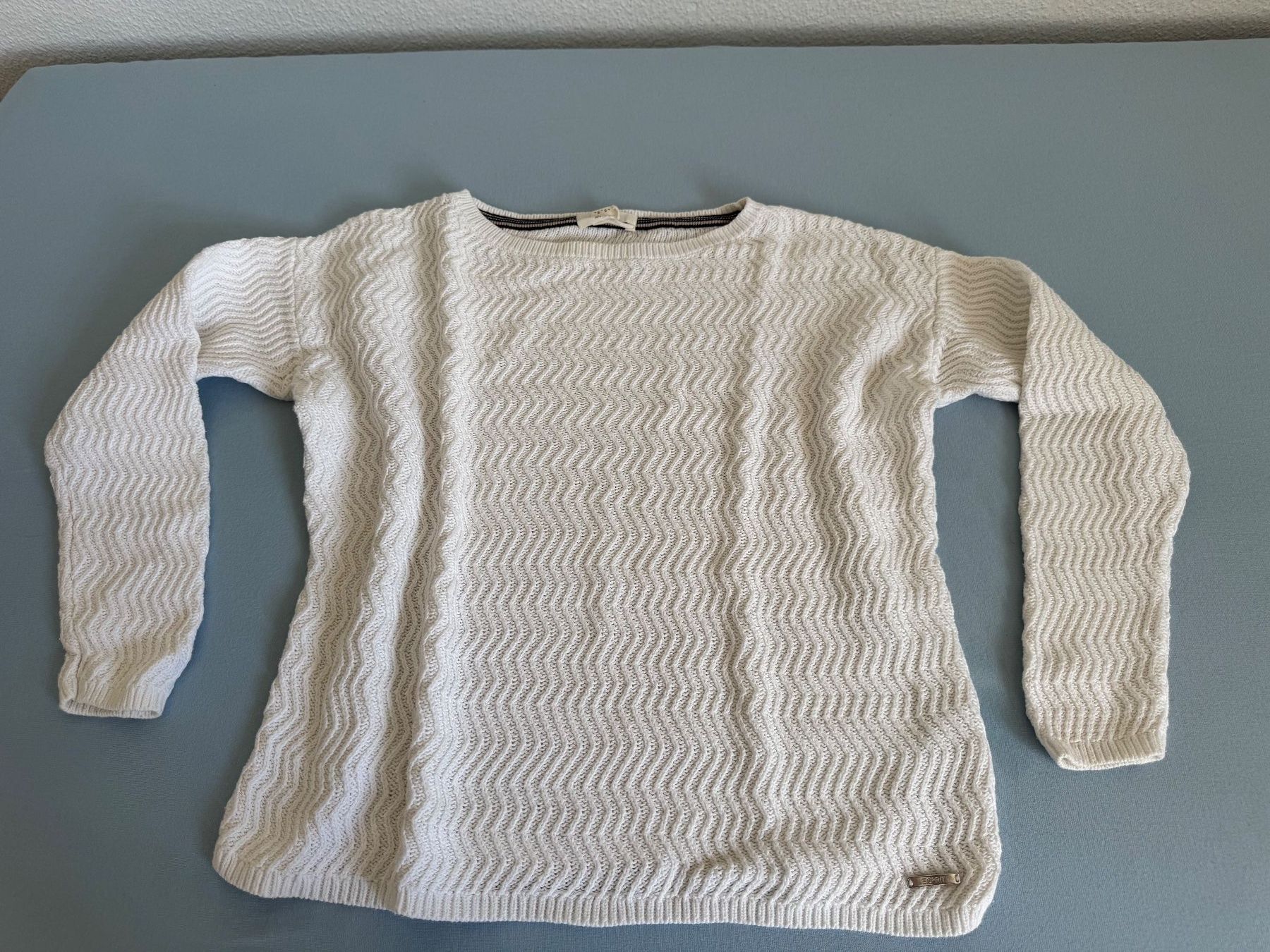 Esprit Pulls & Sweat-shirts: ESPRIT PULLOVER, GR. S, STRICK, WEISS, OVERSIZED, HERBST – D'occasion à Zürich par rolo66