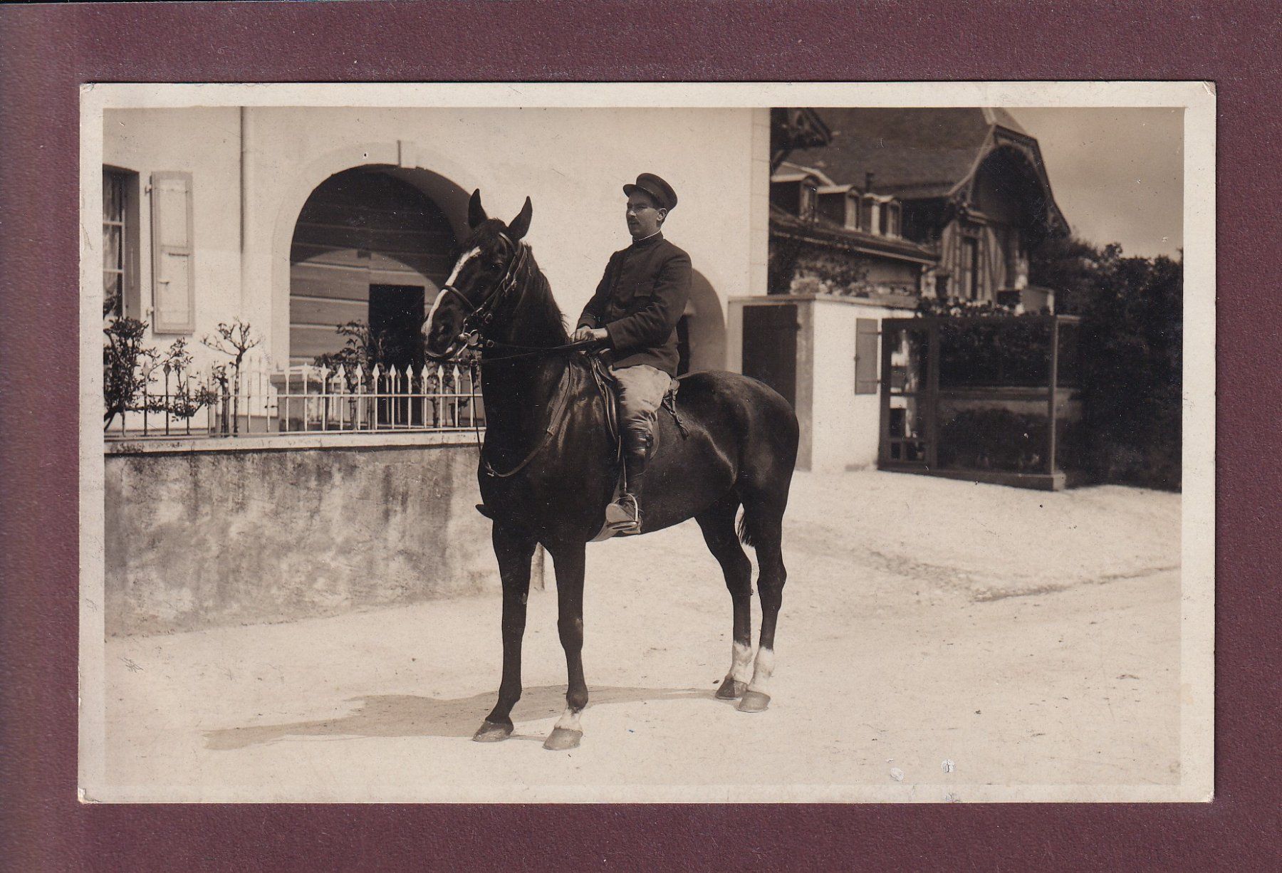 Ansichtskarten: Photo - CAVALIER MILITAIRE – Gebraucht aus Pully von nicecards