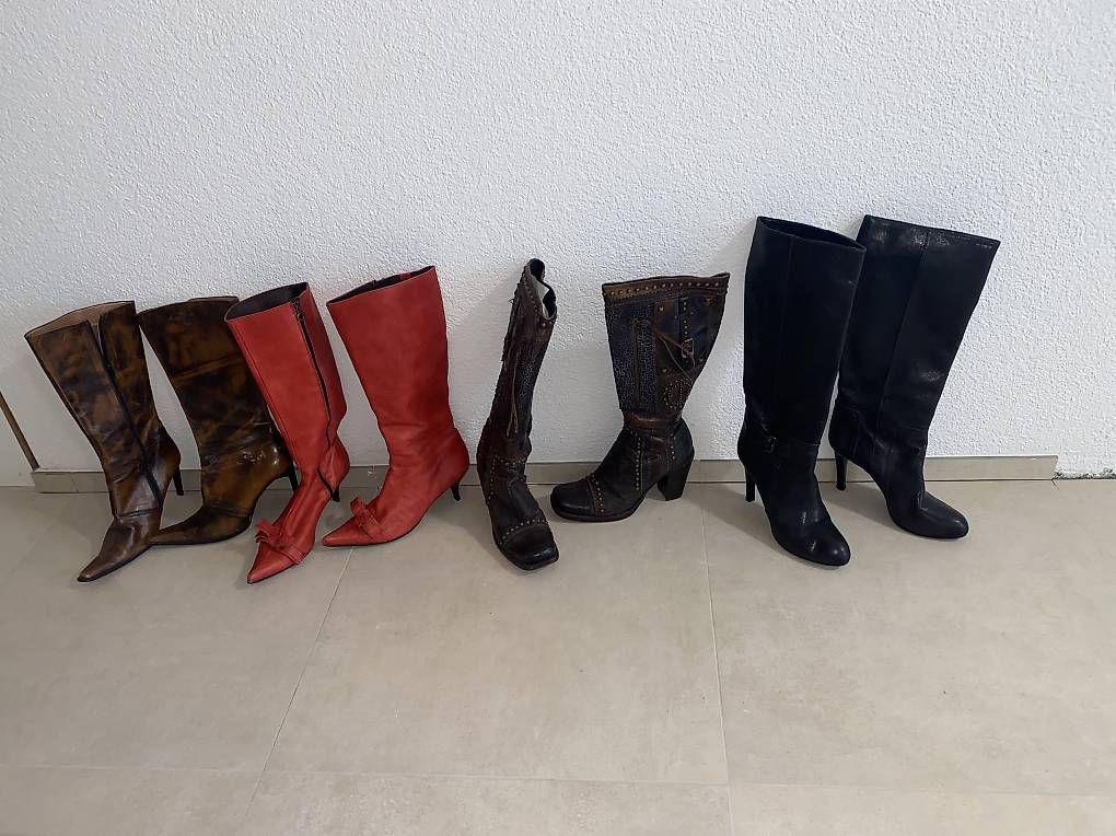 Scarpe da donna: Stiefel echt Leder weich und modisch  – Usato da Biel/Bienne venduto da djadobaba 4