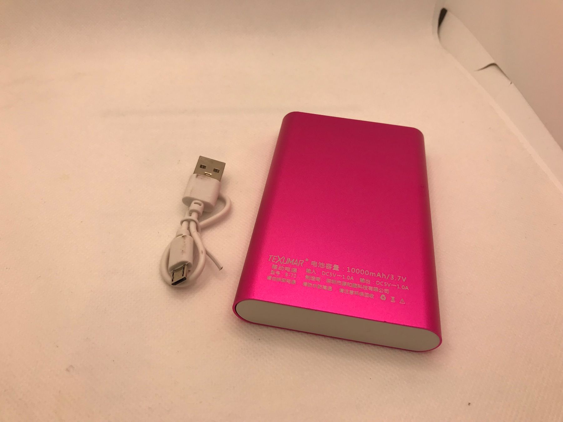 Batterie: Powerbank 10000mAh - neu pink – Nuovo e nell'imballaggio originale da Niederteufen venduto da mix18 1