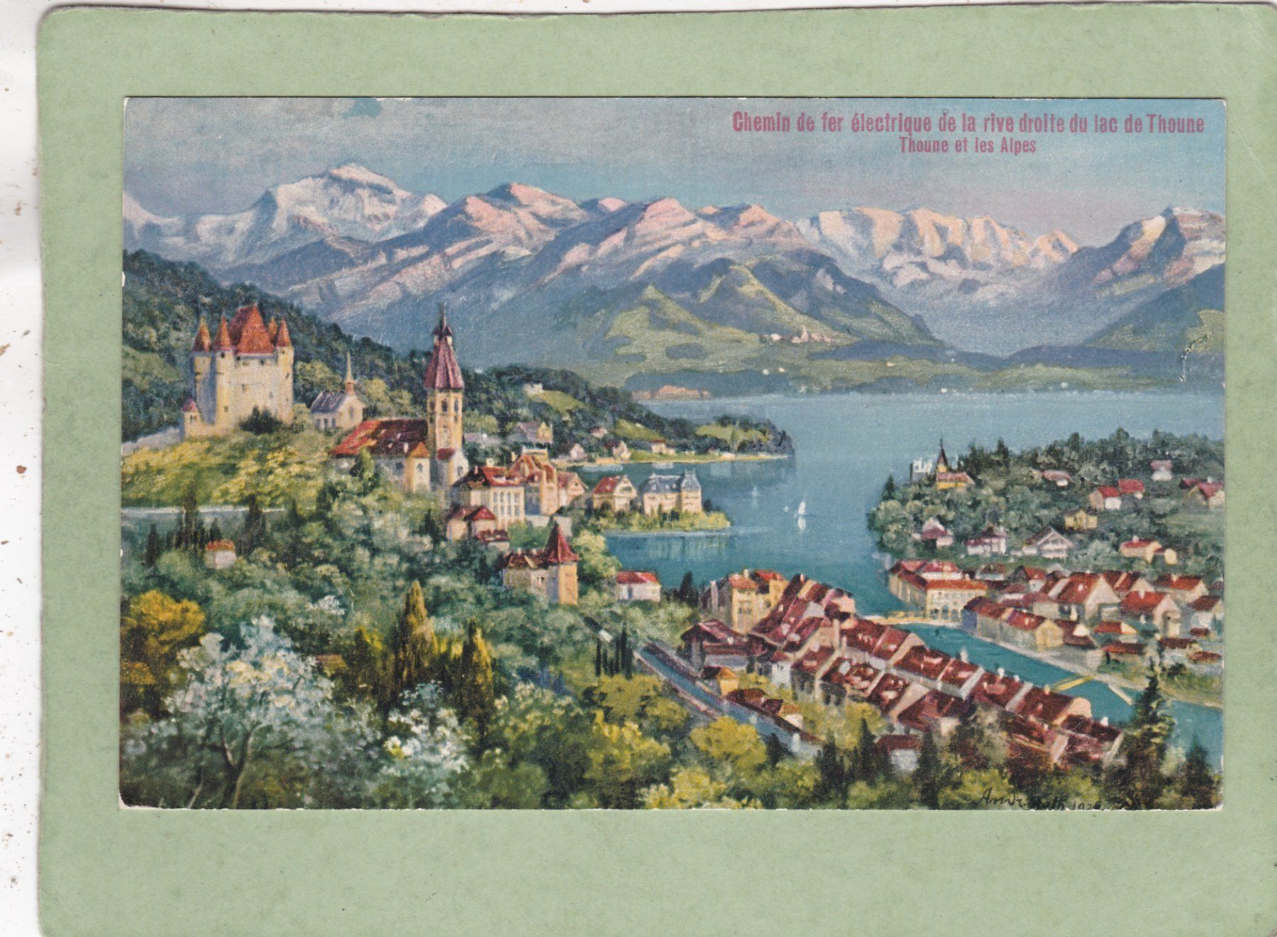 Cartoline postali: Thun – Usato da Herisau venduto da Lisegrat2008
