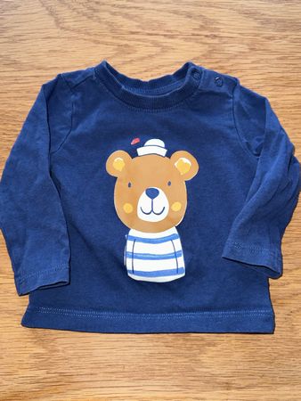 Süsses Langarmshirt, Grösse 62,Matrose Bär, Top Zustand!
