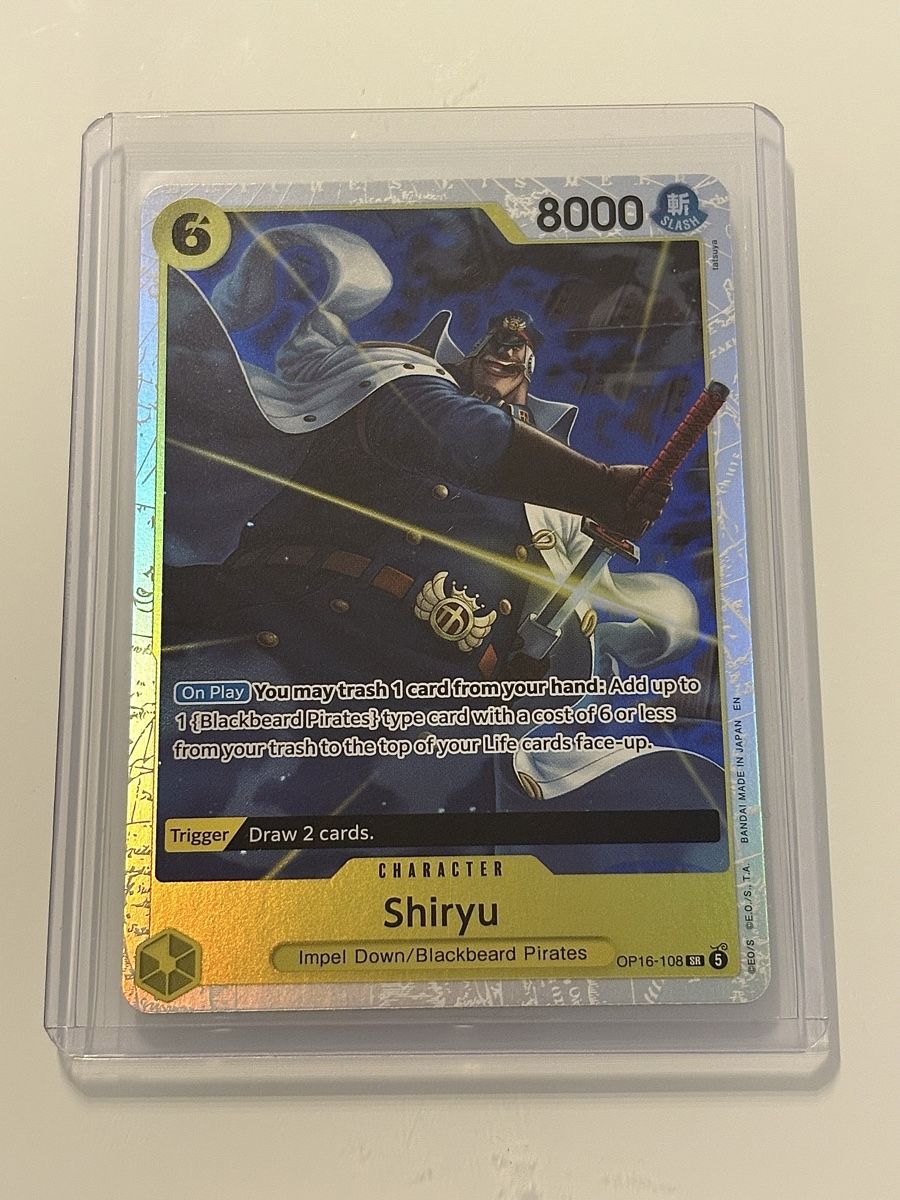 Bandai Carte collezionabili: One Piece TCG - Shiryu OP16-108  – Nuovo (secondo la descrizione) da Pieterlen venduto da Mira_o7