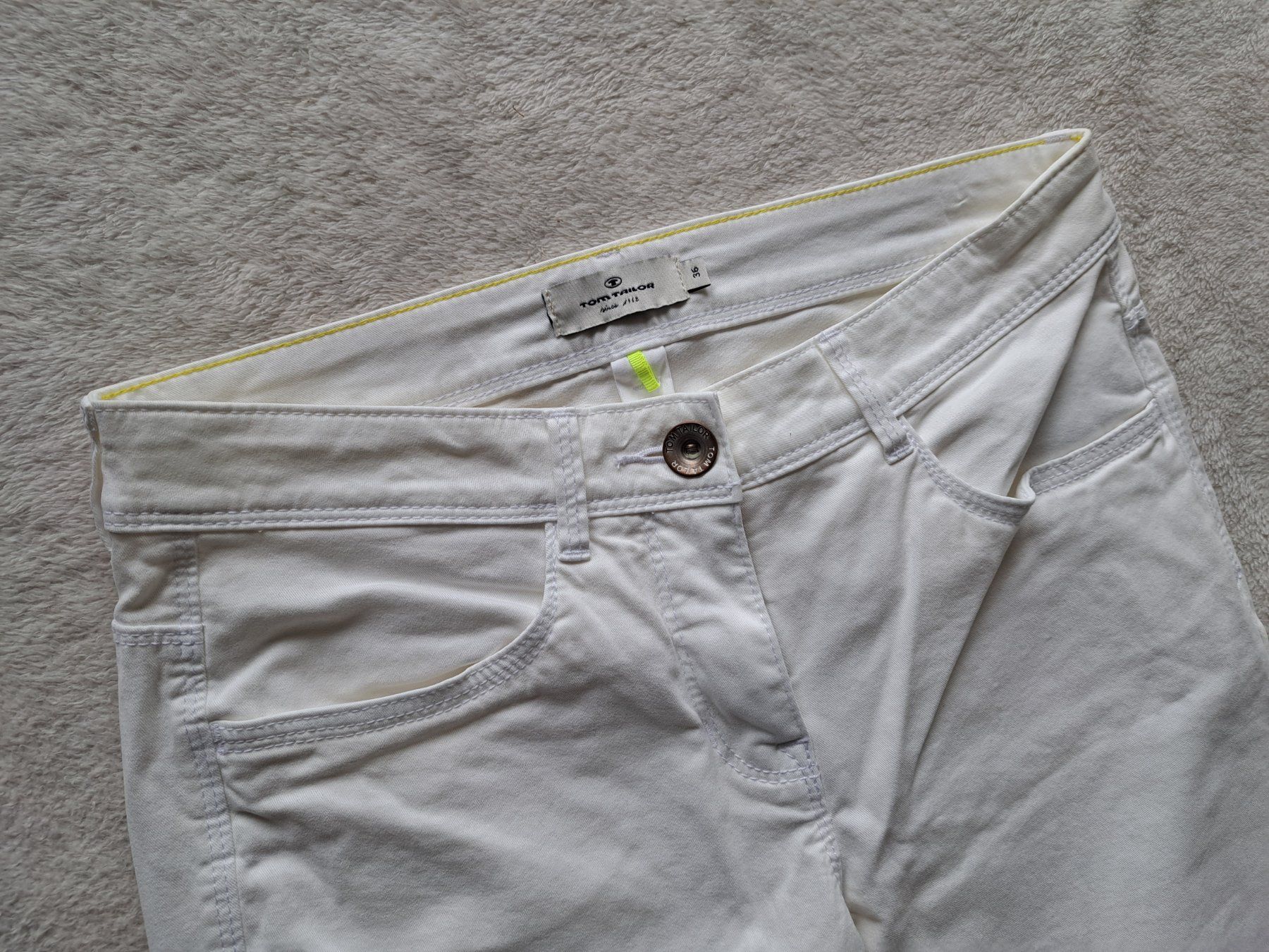 Tom Tailor Jeans: Hose Damen Tom Tailor Gr. 36 weiss – Usato da Gysenstein venduto da joshuas81 3