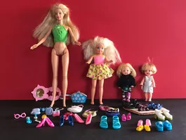 Puppe Puppen Zubehör Taschen Schuhe Spielen Basteln 30-tlg