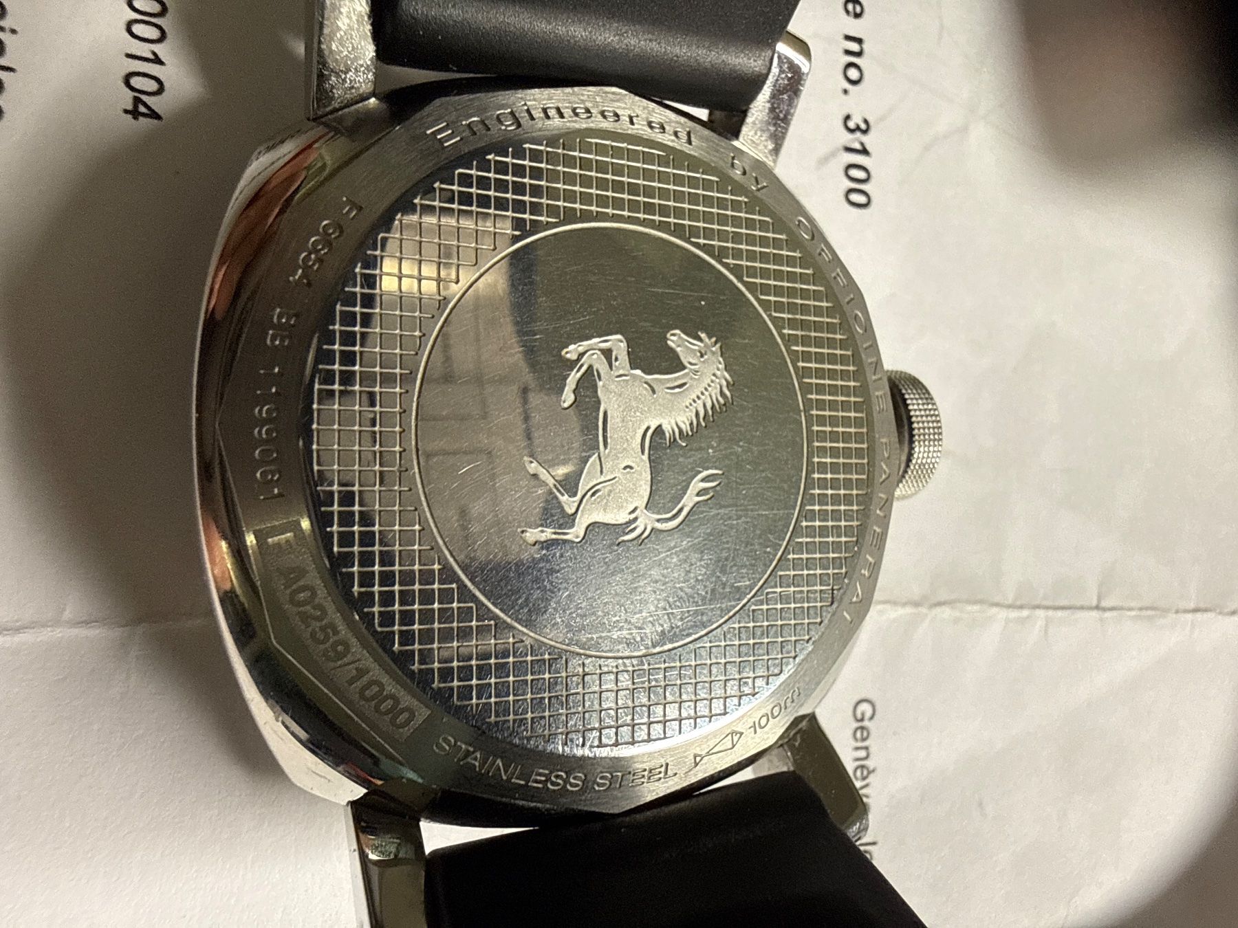 Panerai Orologi: Panarai Luminor Marina Ferrari 44 mm – Usato da Pfeffingen venduto da Allhandelklgwatches 4