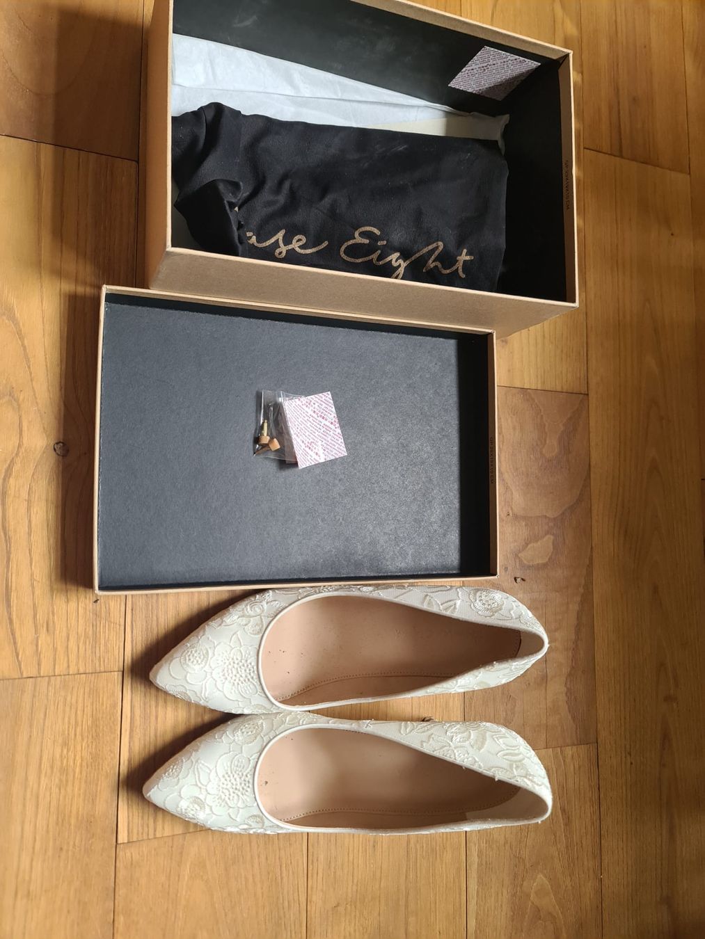 Phase Eight Chaussures femmes: elegante Schuhe mit Spitzenmotiv mit Clutch – Neuf (Voir description) à Affoltern am Albis par Ebruli89 1