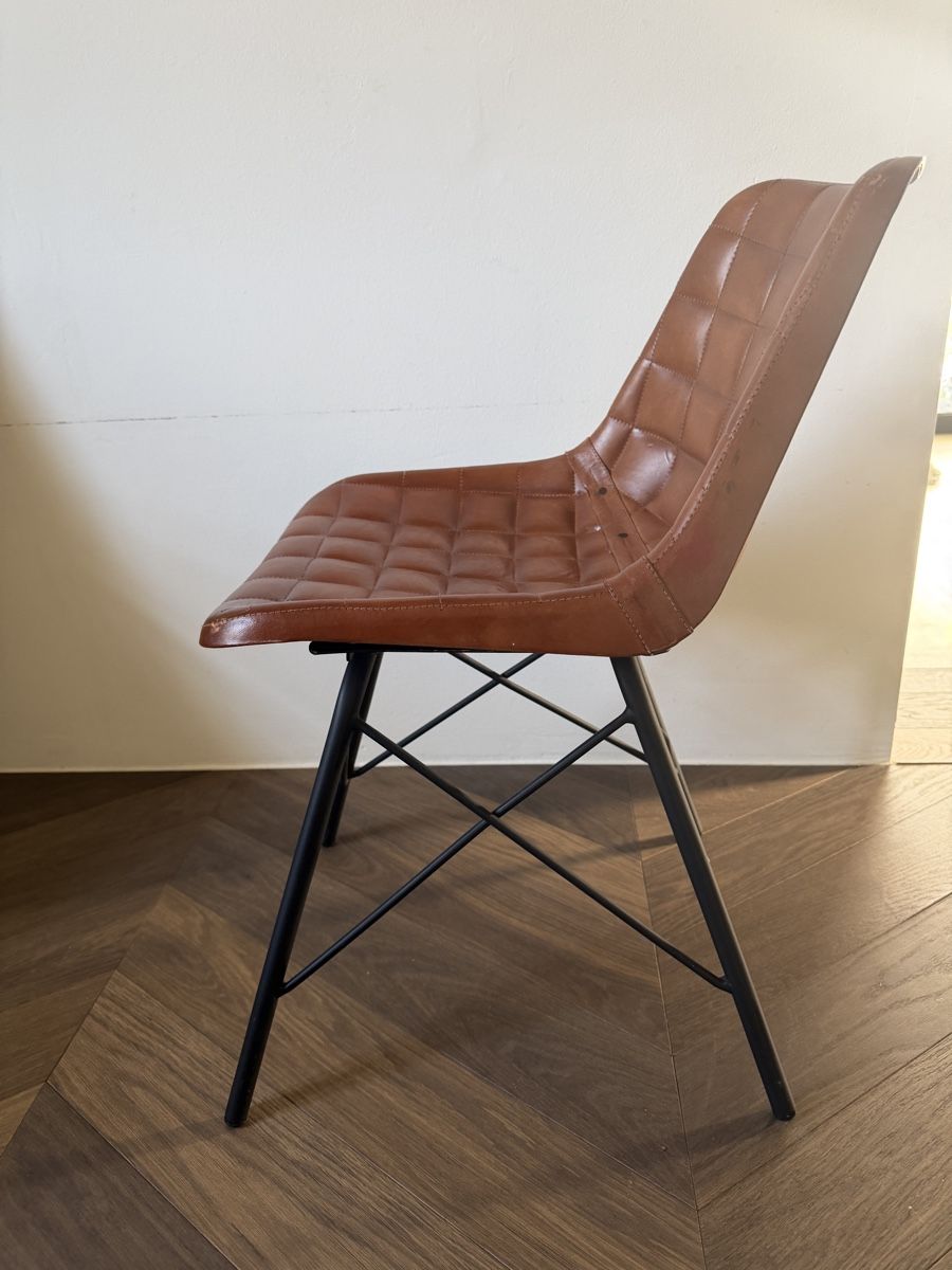 Sedie: Vintage Lederstuhl Caramel – Usato da Gossau SG venduto da sushifactory 3