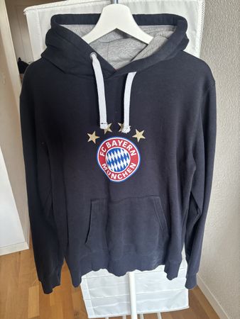 FC Bayern München Hoodie schwarz dunkelblau Gr. M