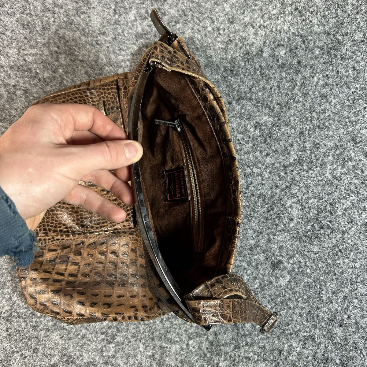 Borse: Croco bag – Nuovo (secondo la descrizione) da La Sagne NE venduto da Matlasape 3