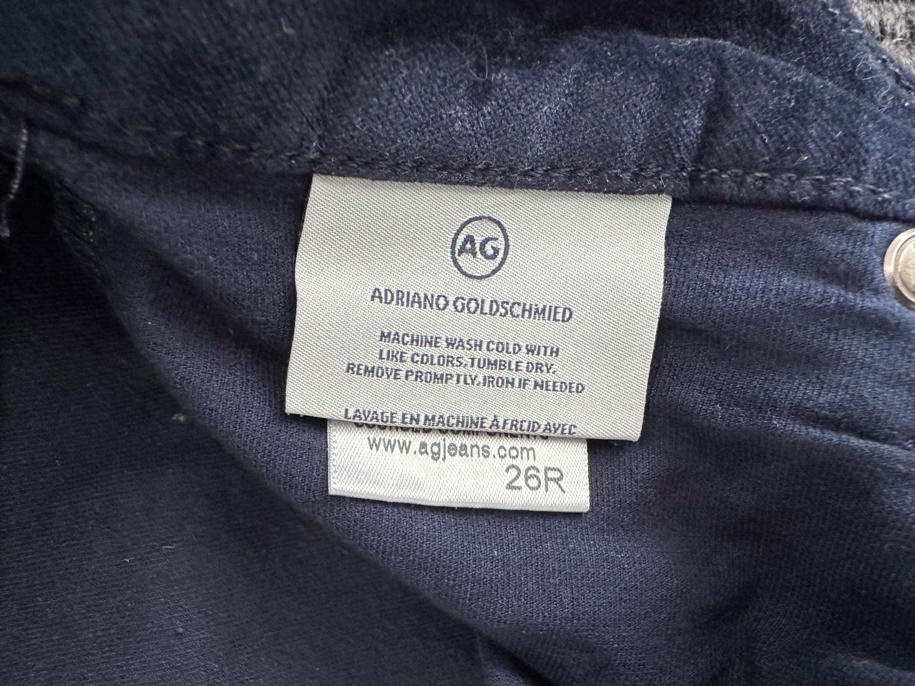 Pantaloni: AG Adriano Goldschmied Samt Hose, 26 – Usato da Lachen SZ venduto da zabalina 2