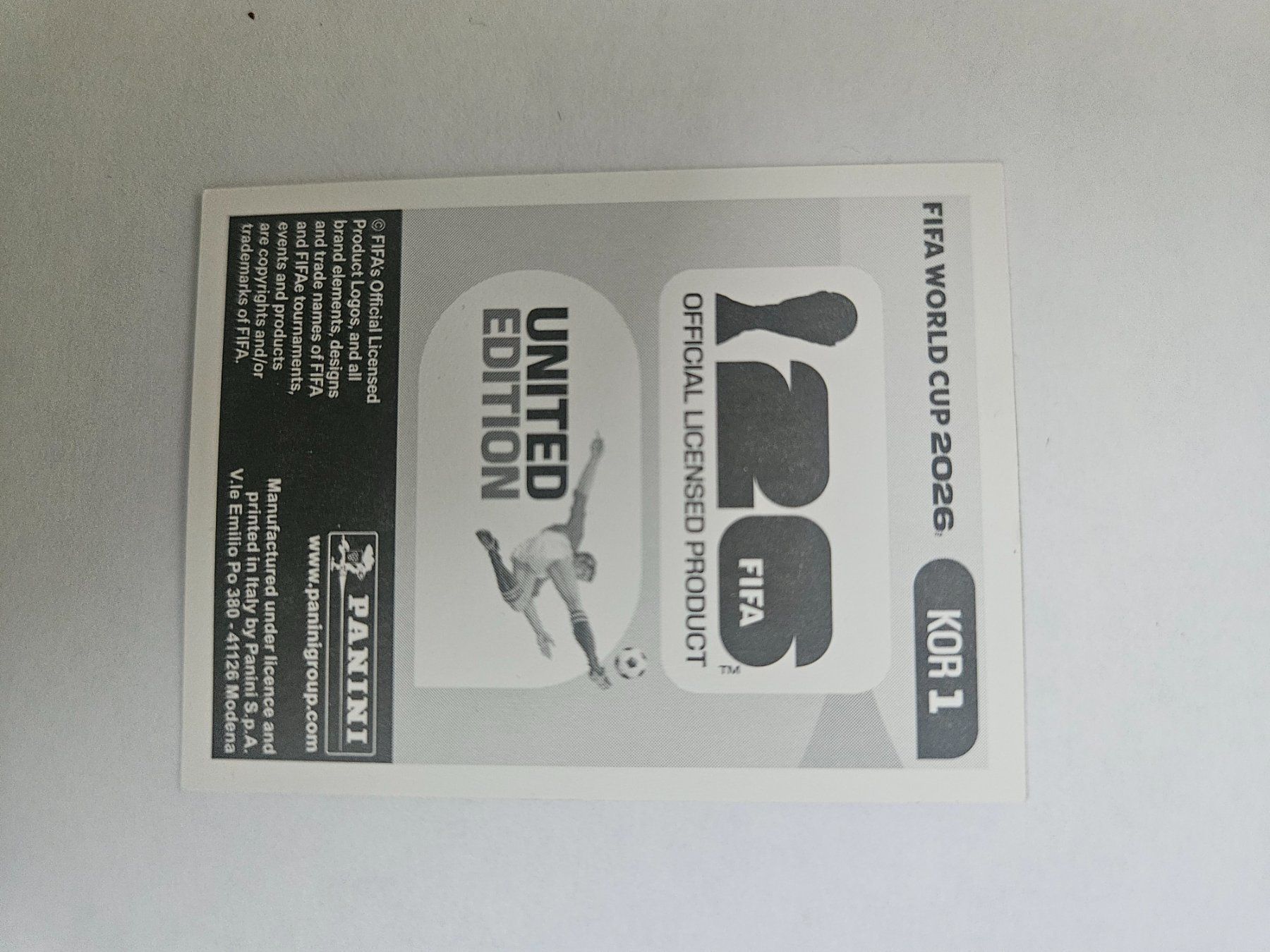 Panini Cartes à collectionner: KOR 1 – D'occasion à Würenlingen par Dinli 1