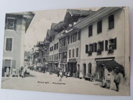 Alte Ansichtskarte Büren a/A. Hauptgasse Postkarte 1907 R35