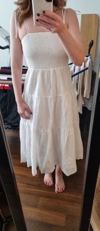 Weisses Sommerkleid von C&A, ungetragen