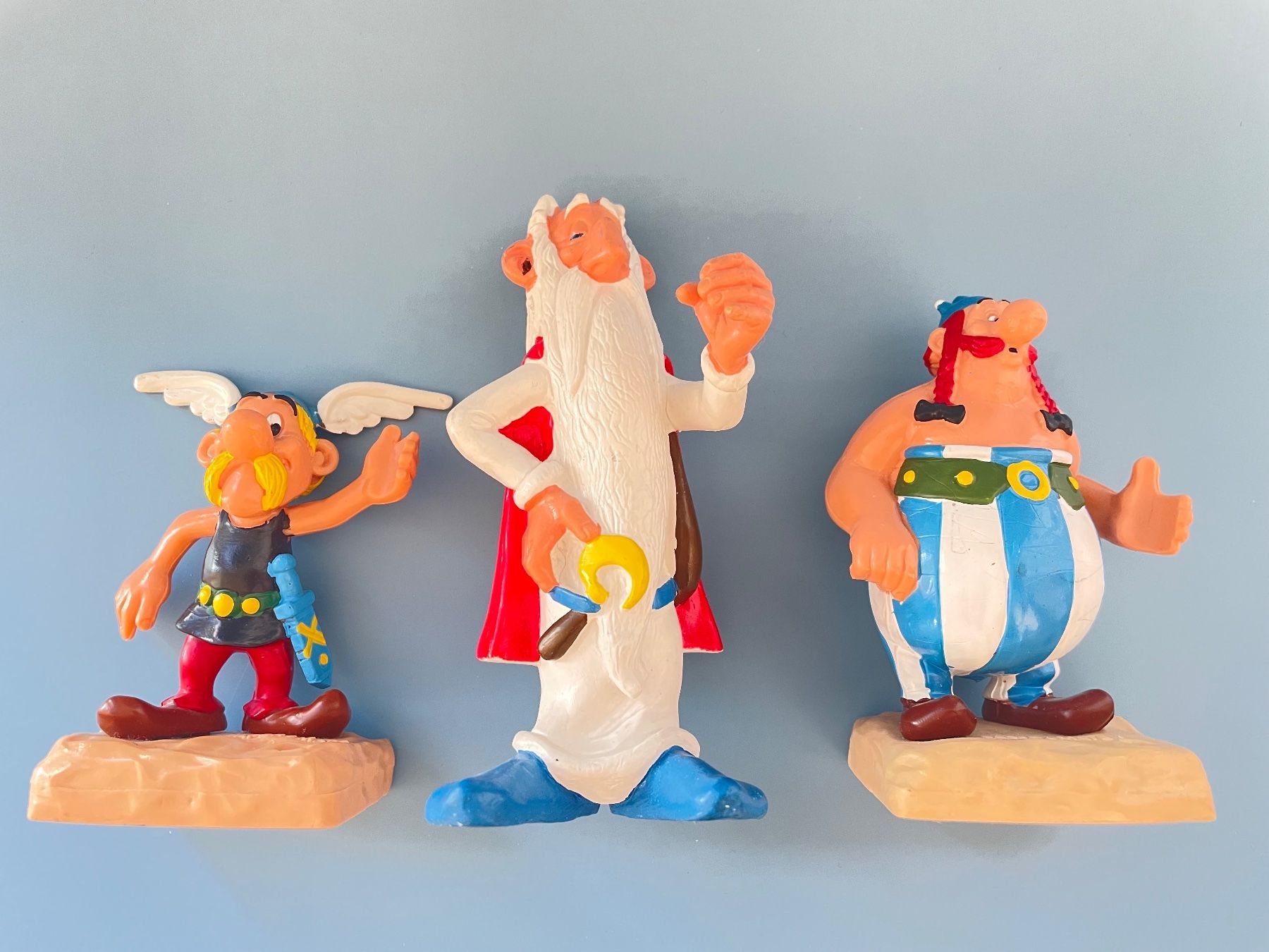 Statuette: 3x Asterix Stifthalter Schreibtischset Comic Figur Heimog – Usato da Gossau SG venduto da entwederoder 2