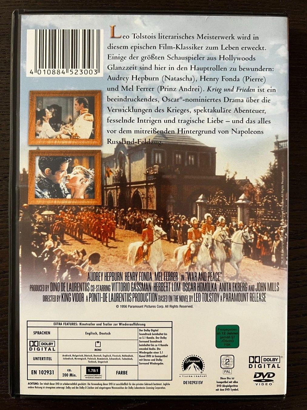 Tutti i DVDs: Krieg und Friden – Usato da Zürich venduto da FilmFreunde 1