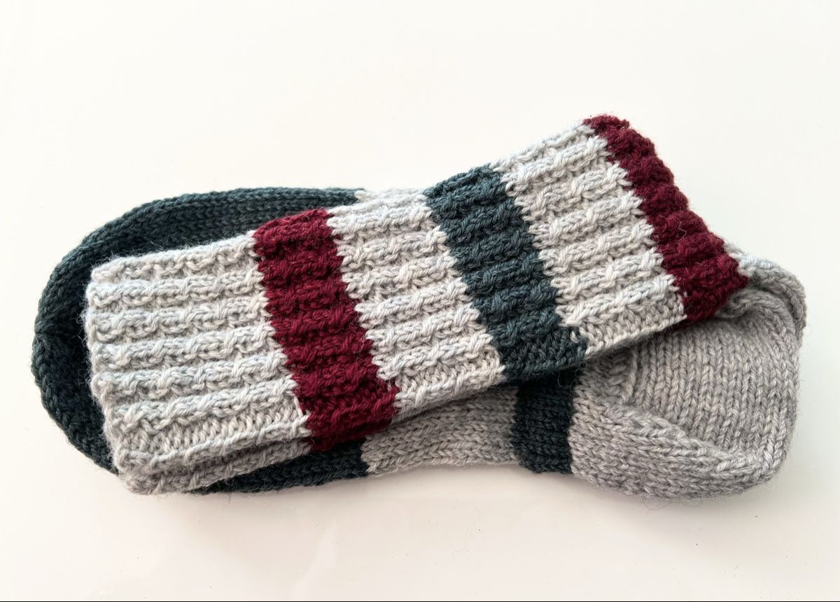 Calze: Wollsocken Gr. 40 ( handgestrickt ) – Nuovo e nell'imballaggio originale da Uznach venduto da bike181959 5
