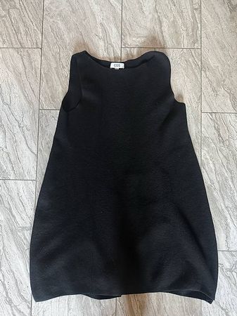 COS Black Wool Sleeveless Mini Dress Small
