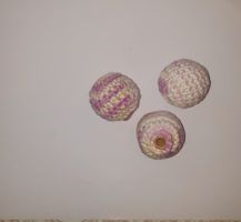 Häkel Perlen für Nuggiketten Herstellung 3x