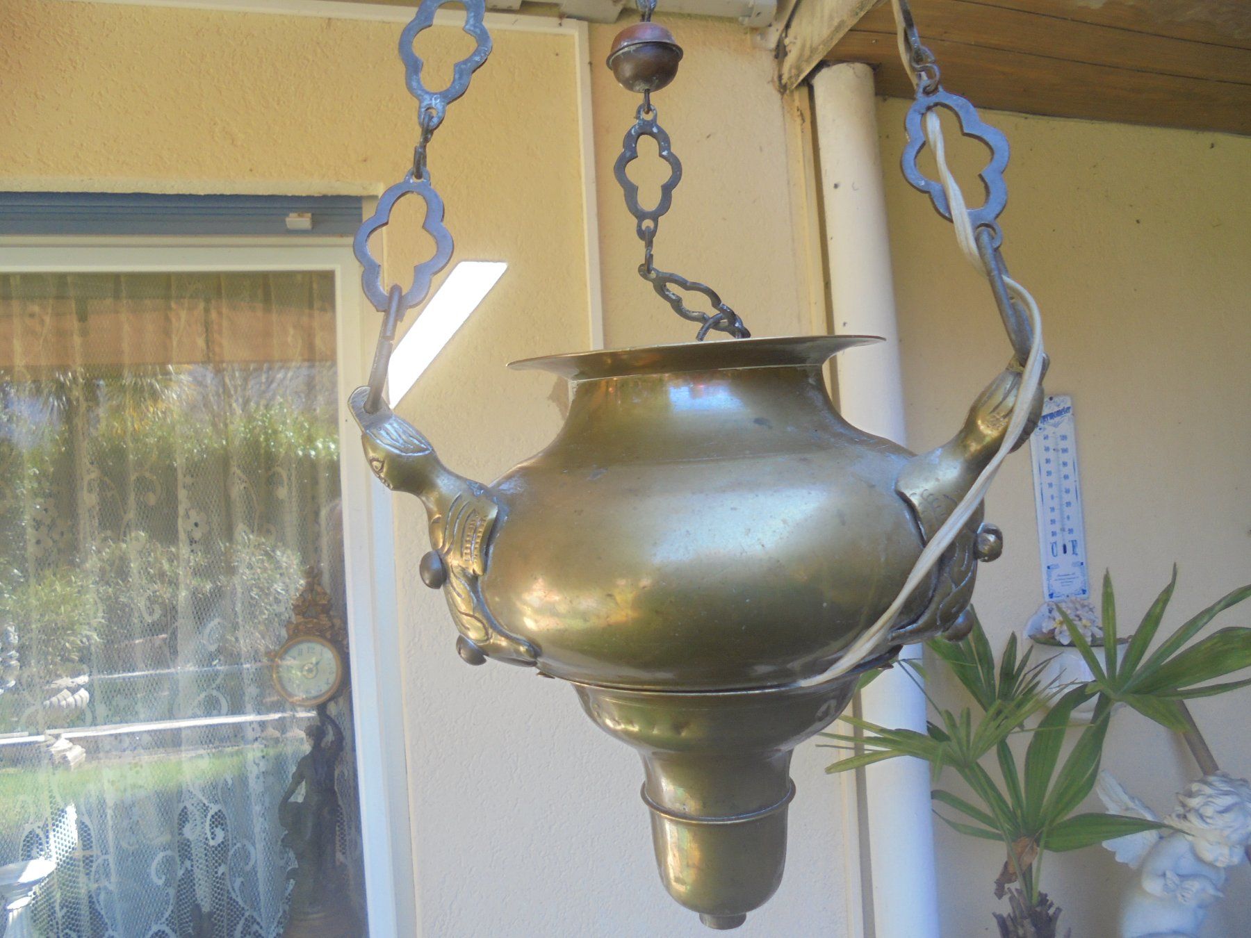 Lampadari & plafoniere: Antike Hängelampe ca. 1930-40 – Usato da Camorino venduto da Hunpete 1