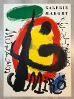 Plakat original Joan Miro 1961 Peintures Murales Maeght