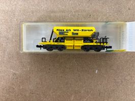 6er Set Trix Spur N Kieswagen Selbstentladewagen DB und SBB