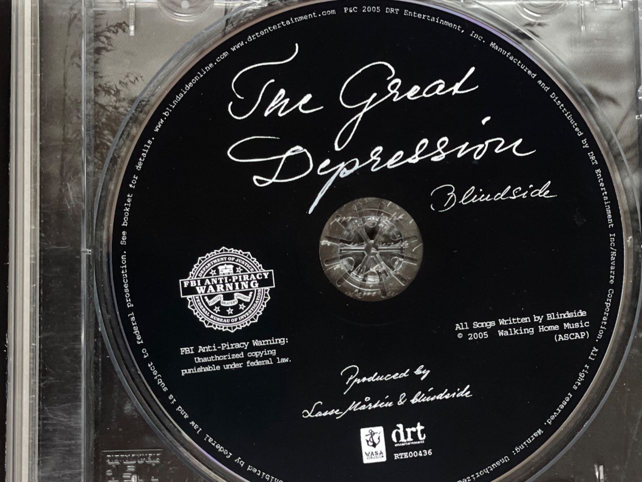 CD: Blindside - The Great Depression – Usato da Muri b. Bern venduto da AdidasCollector 1