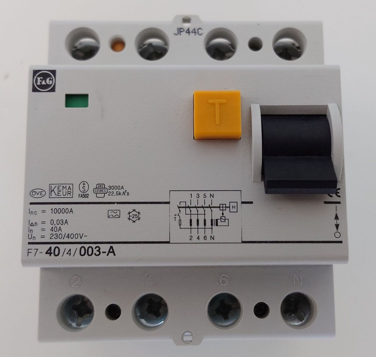 Componenti elettronici: FI RCD 40A 30mA 4pol – Usato da Herisau venduto da Pepsy5