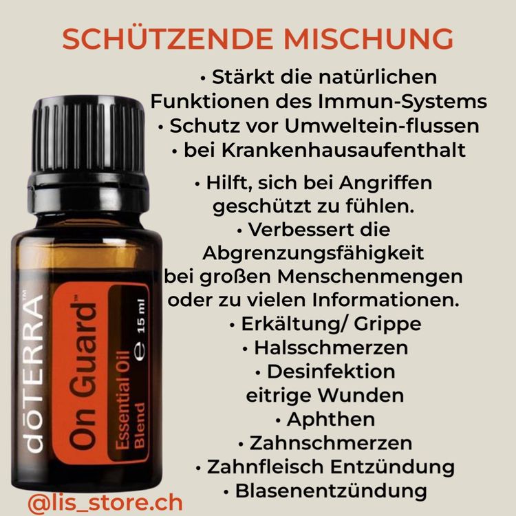 doTERRA On Guard エッセンシャルオイル 15mL doTerra On Guard ätherische Ölkügelchen für das Immunsystem