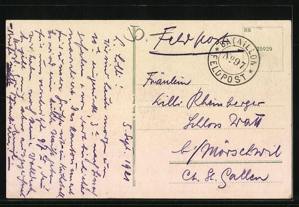 Cartoline postali: Eptingen, Ortsansicht aus der Vogelschau – Usato da Berlin venduto da bartko-reher 1