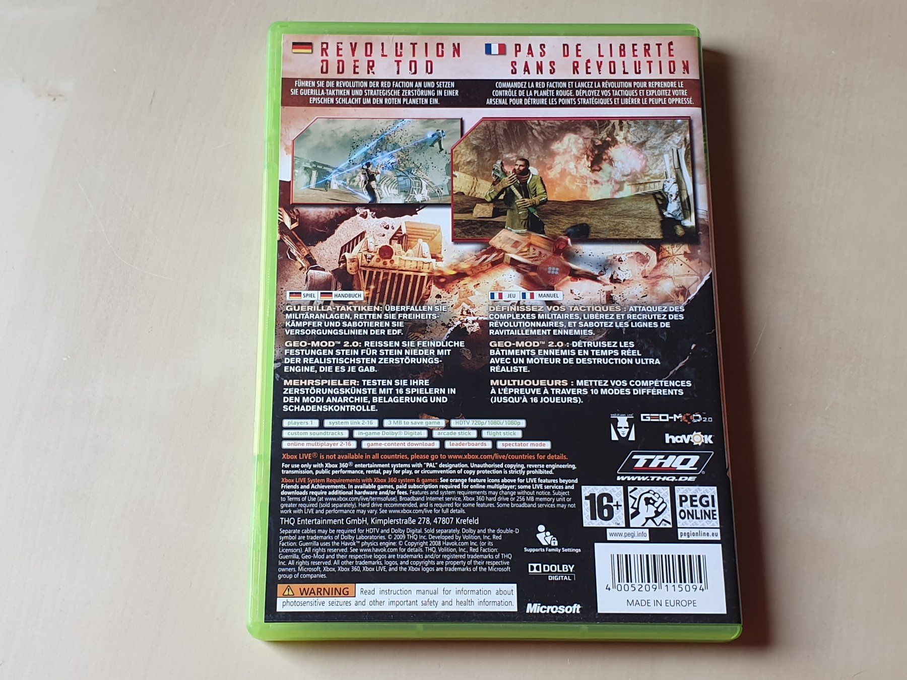 Microsoft Giochi: Red Faction Guerrilla – Usato da Stansstad venduto da collectorsshop 1