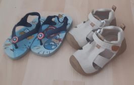Kinder Sandalen+Flipflops Gr.20, Marke:BIOMECANICS+HAVAIANAS