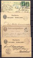 R1827 / 7 entiers cartes-correspondance