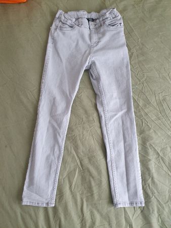 Skinny Jeans, hellgrau, Gr. 152, H&M,