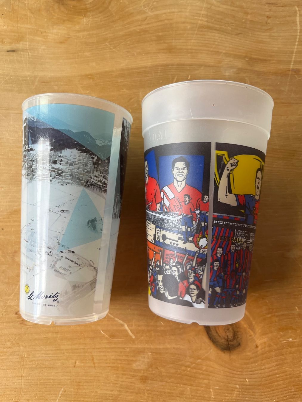 Recipients et similaires: White Turf St. Moritz + FC Basel -- 2 Trinkbecher – D'occasion à Muttenz par Golden_Times 2