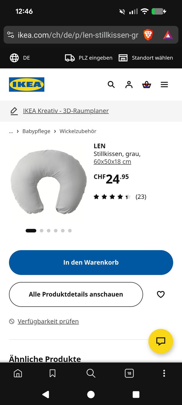 Ikea Kissen: Stillkissen Ikea Stabil – Gebraucht aus Jona von Schaniarle