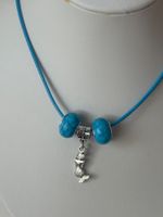 Kette  mit Anhänger blau