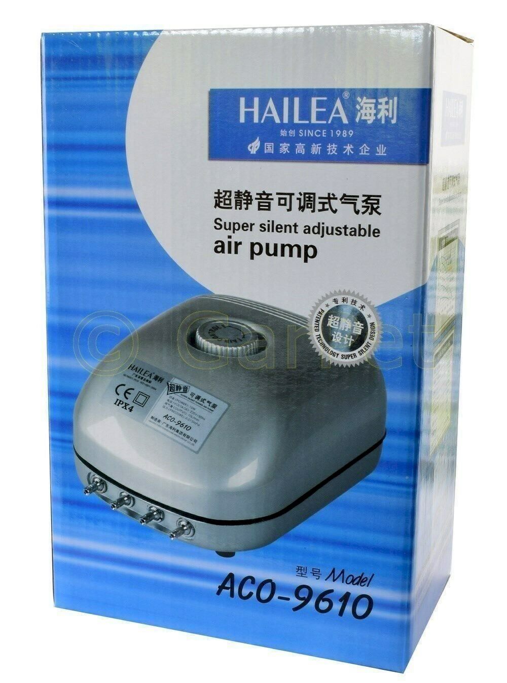 Pumpen: Hailea ACO-9610 Aquarium Teich Luftpumpe – Neu und originalverpackt aus Bottighofen von zaap 1