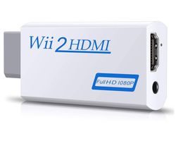 Wii zu HDMI Konverter Adapter 1080P 720P + 3,5 mm Audio