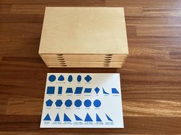 Montessori Geometrische Kommode aus Holz