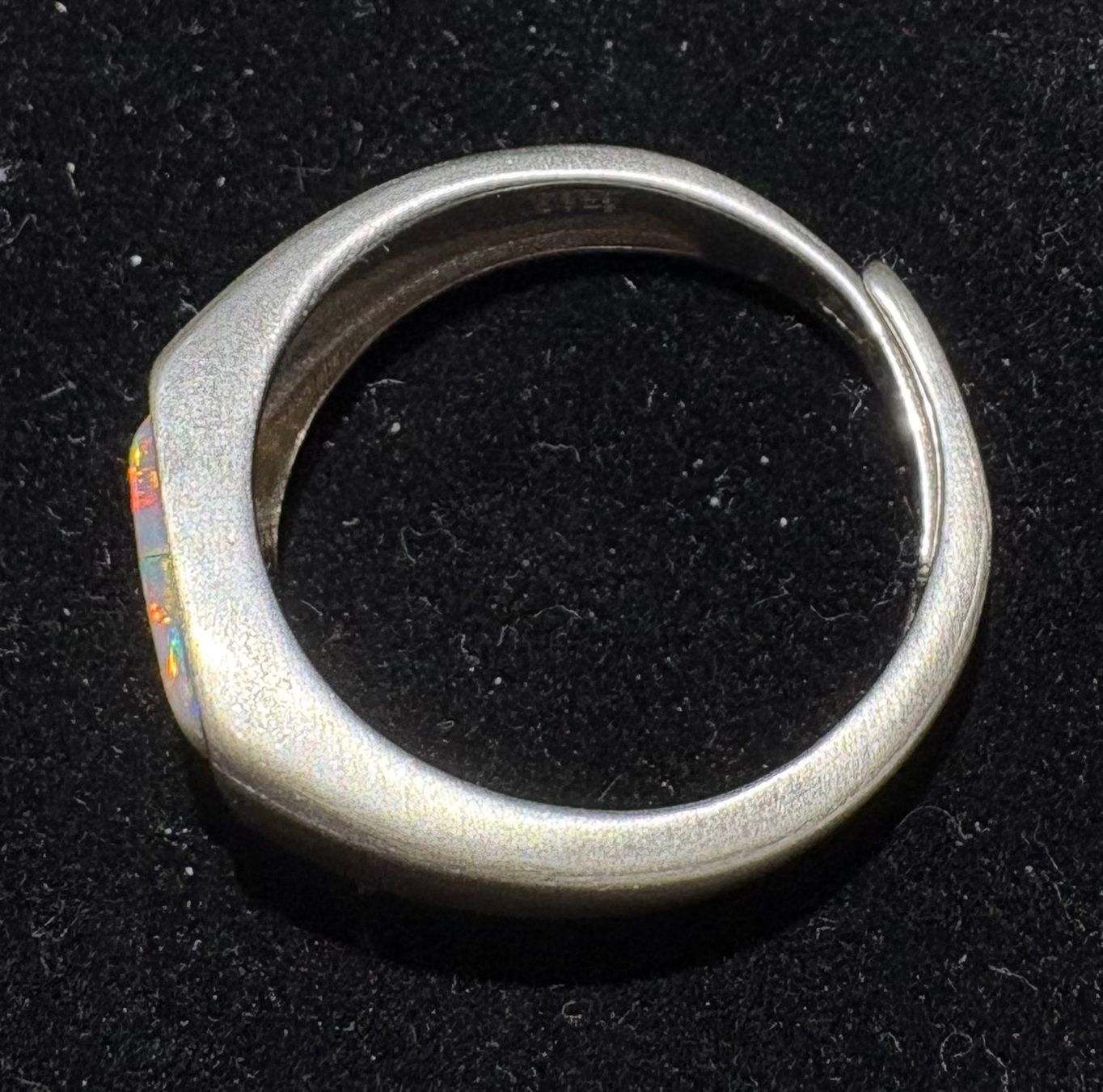 Anelli: Ring Australischer Crystal-Opal+Silber, variable Grösse – Nuovo (secondo la descrizione) da Wilen b. Wil venduto da Tschirio 7