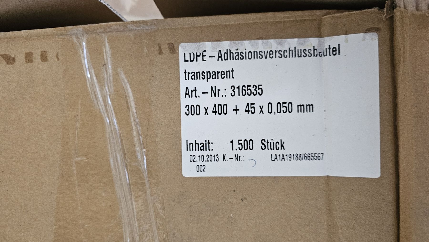 Taschen: diverse Adhäsionsverschlussbeutel transparent – Neu (gemäss Beschreibung) aus Koppigen von Bracher_Mail-House 1
