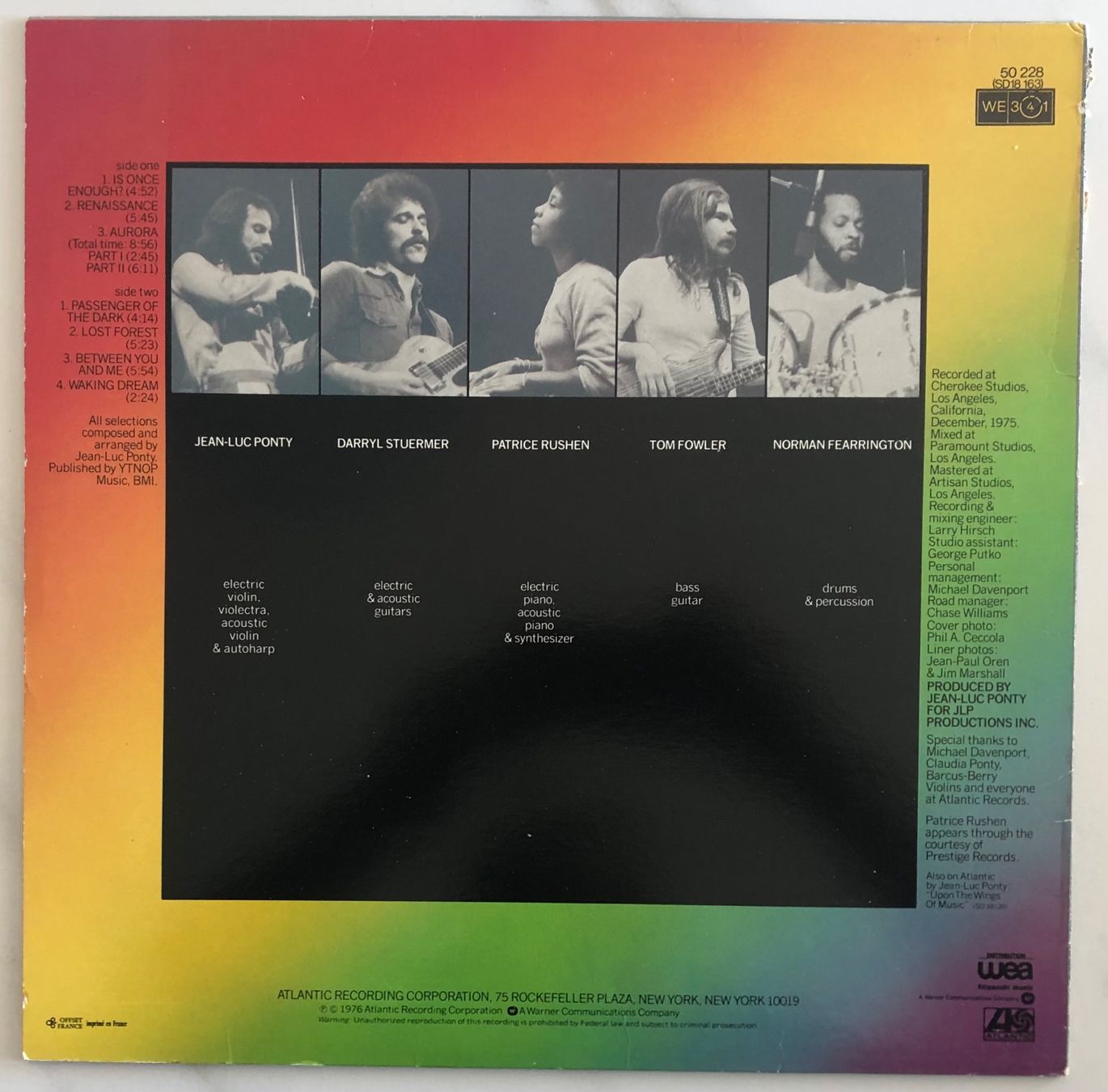 Dischi in vinile: JEAN-LUC PONTY - AURORA – Usato da Poliez-Pittet venduto da Newtown-Records 1