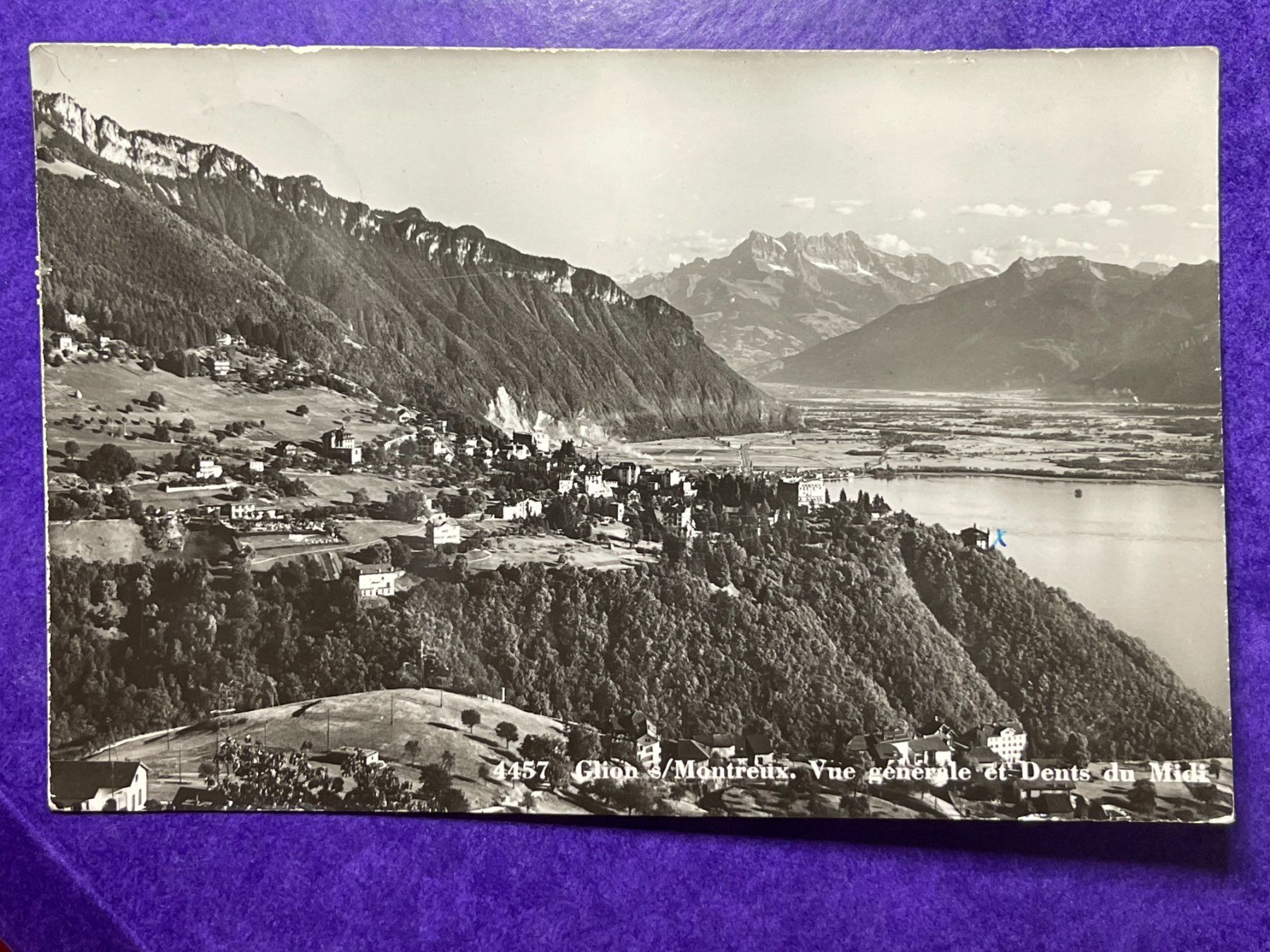 Cartes postales: Glion / Montreux - Vue générale – D'occasion à Steg VS par danwer74