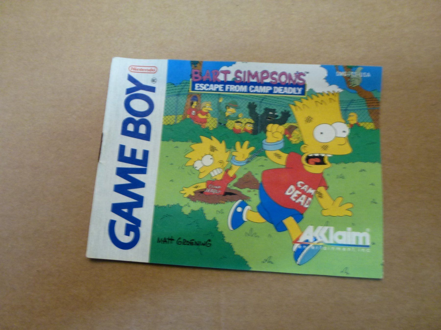 Giochi: Anleitung zu Bart Simpsons DMG-TS-USA – Usato da Olten venduto da Disc-Ausverkauf