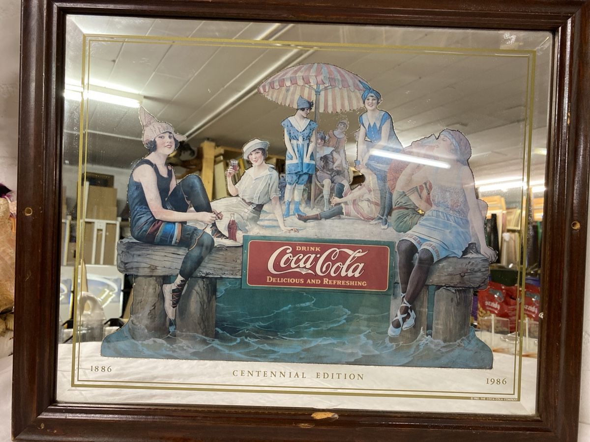 Specchi: Coca-Cola Centennial Edition Spiegel 1986 – Usato da sursee venduto da trilli-tralli 5