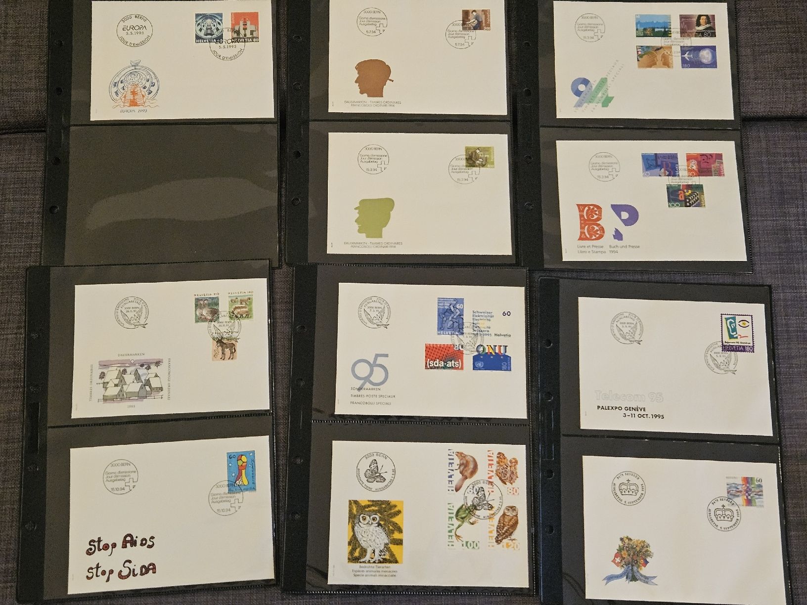 Tutti i francobolli: Sammlung Schweiz FDC 1981 - 1997 / 112 Ersttagesbriefe – Usato da Oberdorf BL venduto da BaldenEagle 8