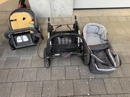 Hartan Kinderwagen mit Bremse inkl. Zubehör